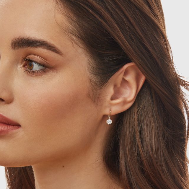 LAB GROWN DIAMOND JEWELRY SET IN ROSE GOLD - DIAMOND SETS - 