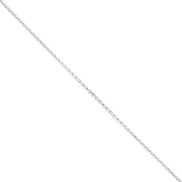 KINDER-ROLOKETTE, 38 CM LANG, AUS WEISSGOLD - KINDER KETTEN - 