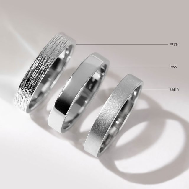 ALLIANCE POUR HOMMES EN OR BLANC FINITION GRIFFÉE - ALLIANCES DE MARIAGE HOMMES - 