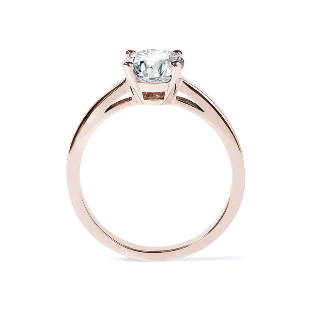 VERLOBUNGSRING MIT 1CT DIAMANTEN IN ROSÉGOLD - RINGE MIT LAB GROWN DIAMANTEN - 