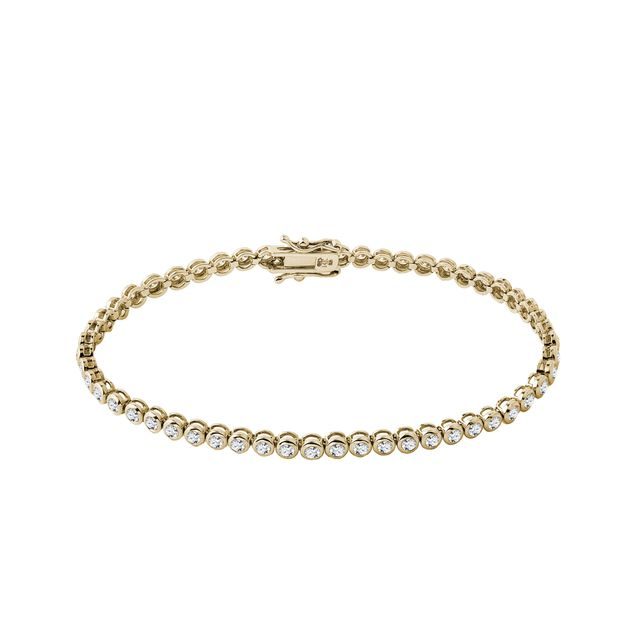 TENNISARMBAND MIT LABORDIAMANTEN IN GELBGOLD - TENNISARMBÄNDER - ARMBÄNDER