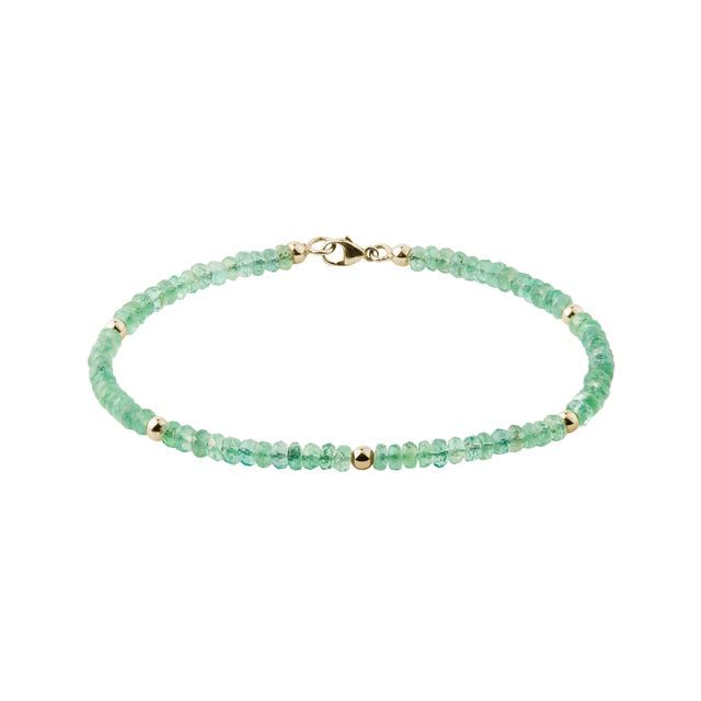 EMERALD BRACELET - MINERAL BRACELETS - BRACELETS