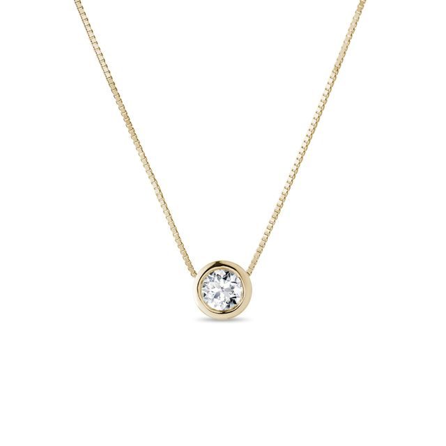 DIAMANTKETTE IN GELBGOLD - KETTEN MIT DIAMANTEN - KETTEN