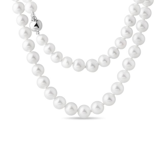 LONG AKOYA PEARL NECKLACE - PEARL NECKLACES - PEARL JEWELLERY