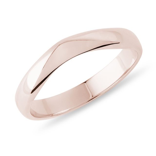 MINIMALISTISCHER HERREN-EHERING AUS ROSÉGOLD - TRAURINGE FÜR HERREN - TRAURINGE