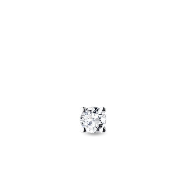 EINZELNER DIAMANTOHRRING AUS WEISSGOLD - EINZELNE OHRRINGE - OHRRINGE