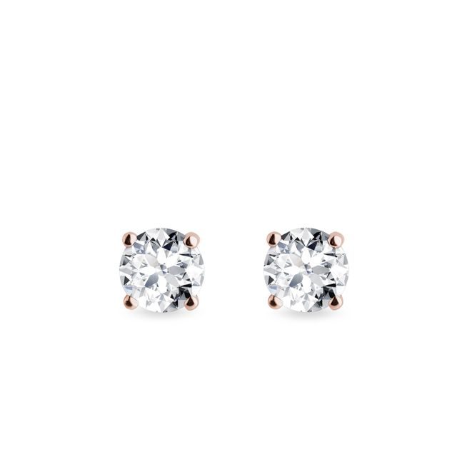 DIAMANT OHRSTECKER AUS ROSÉGOLD - OHRSTECKER DIAMANT - OHRRINGE