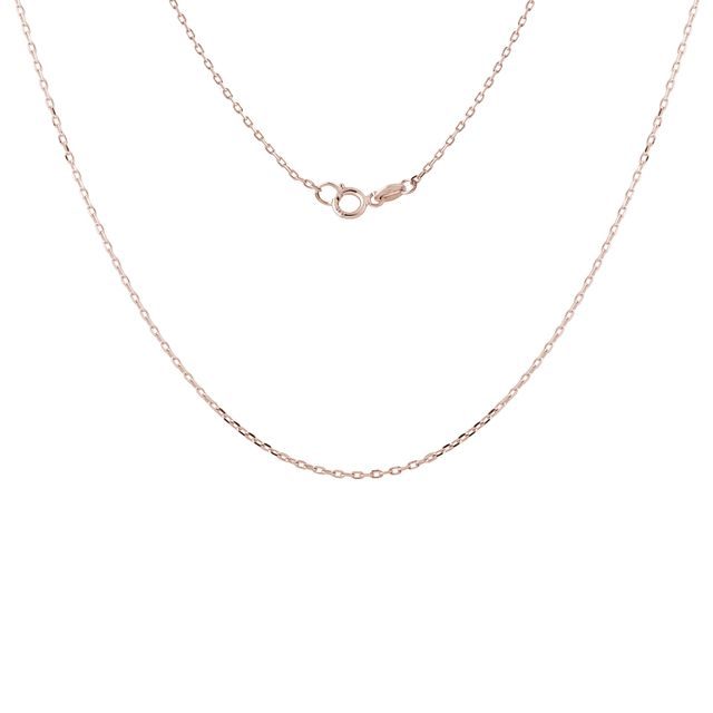 ANKERKETTE MIT EINER LÄNGE VON 45 CM AUS ROSÉGOLD - GOLDKETTEN - KETTEN