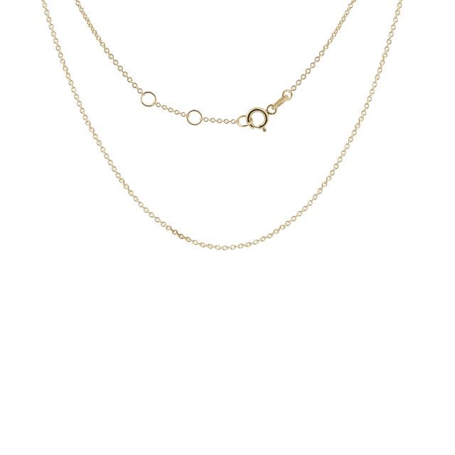 KINDER-ROLOKETTE, 38 CM LANG, AUS GELBGOLD - KINDER KETTEN - KETTEN