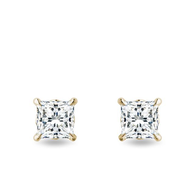 LUX GOLD DIAMOND STUDS - DIAMOND STUD EARRINGS - EARRINGS