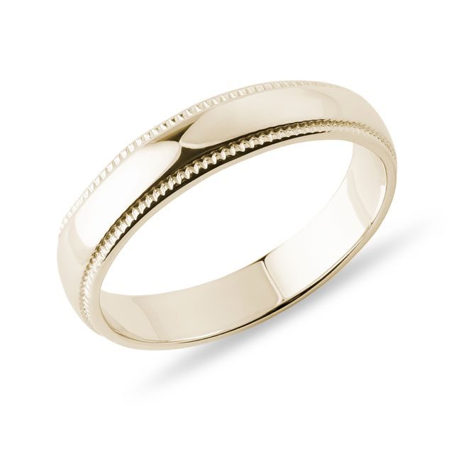 MILLGRIFF-EHERING FÜR DAMEN AUS 14 KT GELBGOLD - TRAURINGE FÜR DAMEN - TRAURINGE