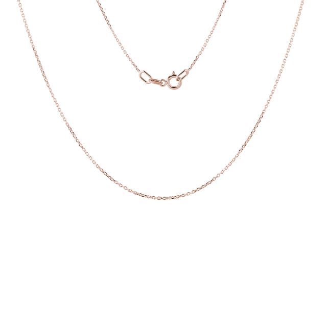 Anchor chain in rose gold