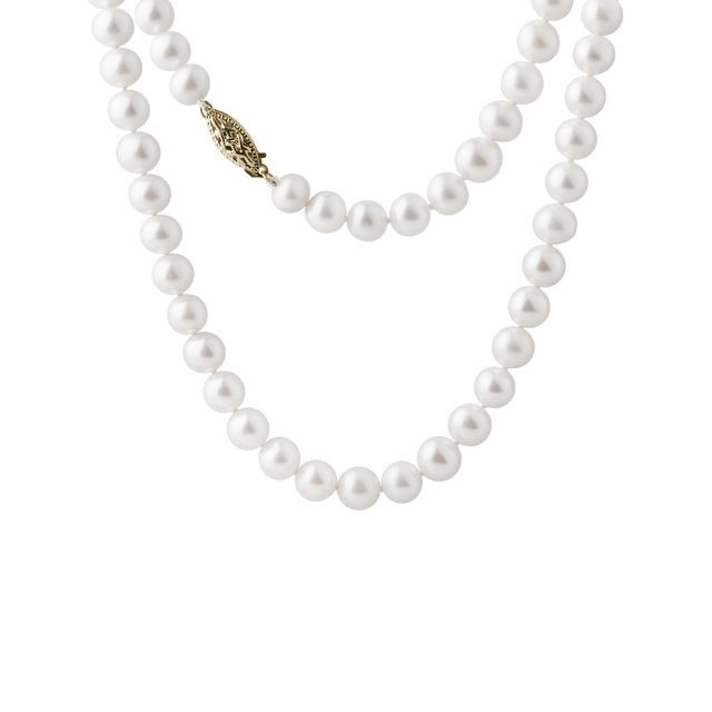 PEARL GOLD NECKLACE - PEARL NECKLACES - PEARL JEWELLERY