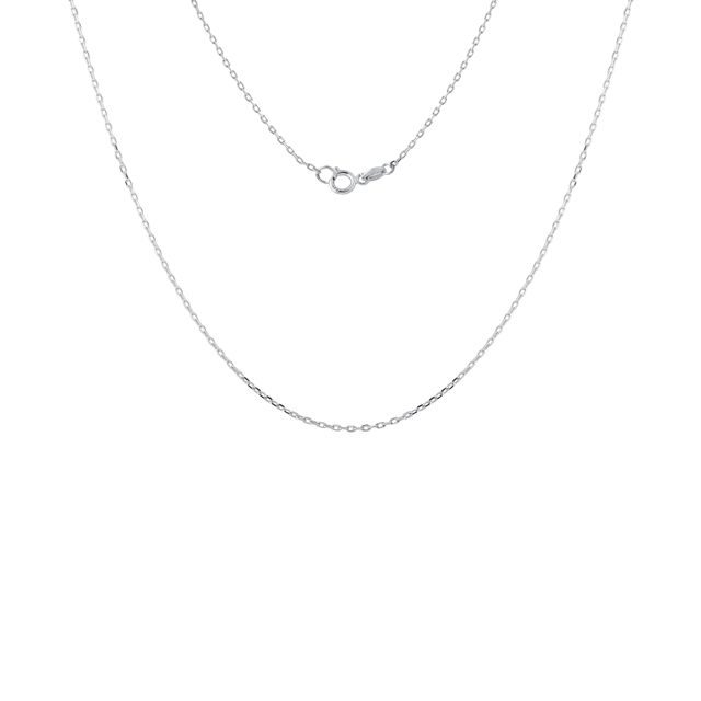 ANKERKETTE MIT EINER LÄNGE VON 42 CM AUS WEISSGOLD - GOLDKETTEN - KETTEN