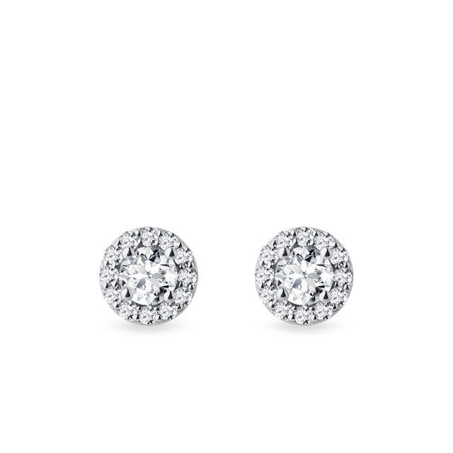 LUXURIÖSE BRILLANTOHRRINGE AUS WEISSGOLD - OHRSTECKER DIAMANT - OHRRINGE