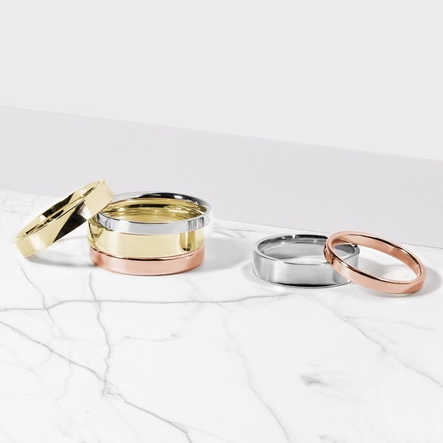 Pánsky prsteň z bieleho zlata | KLENOTA