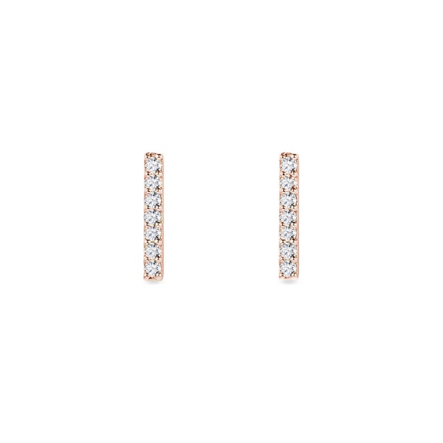 diamond oval stud earrings