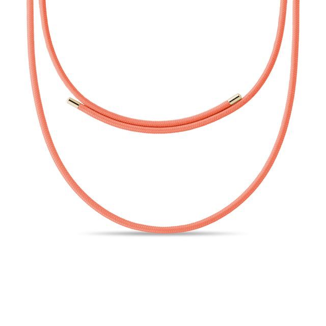 WANDELBARE MAGNETKETTE IN ORANGE - MAGNETISCHE KORDELN - KETTEN