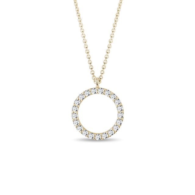 KRUHOVÝ NÁHRDELNÍK S DIAMANTMI - NÁHRDELNÍKY S DIAMANTMI - NÁHRDELNÍKY