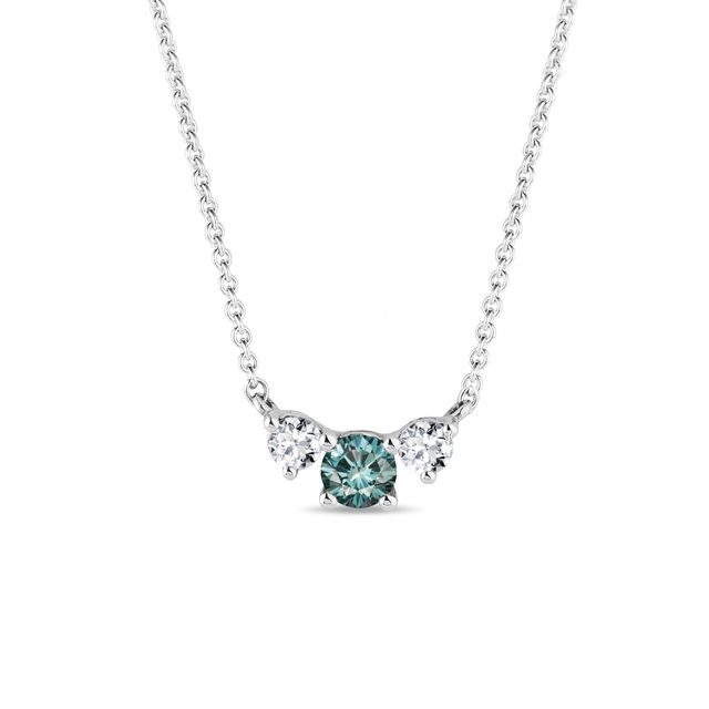 WHITE GOLD DIAMOND NECKLACE - DIAMOND NECKLACES - NECKLACES