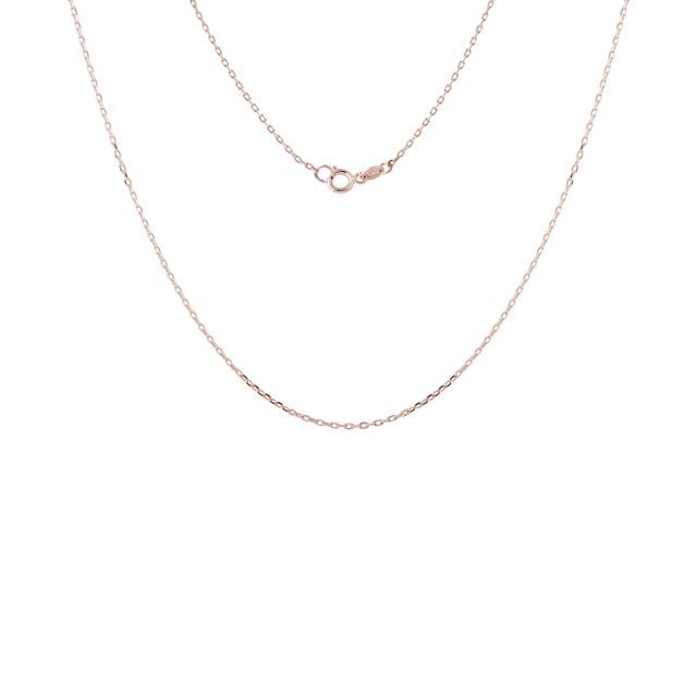 42 CM ANCHOR CHAIN IN ROSE GOLD - GOLD CHAINS - NECKLACES
