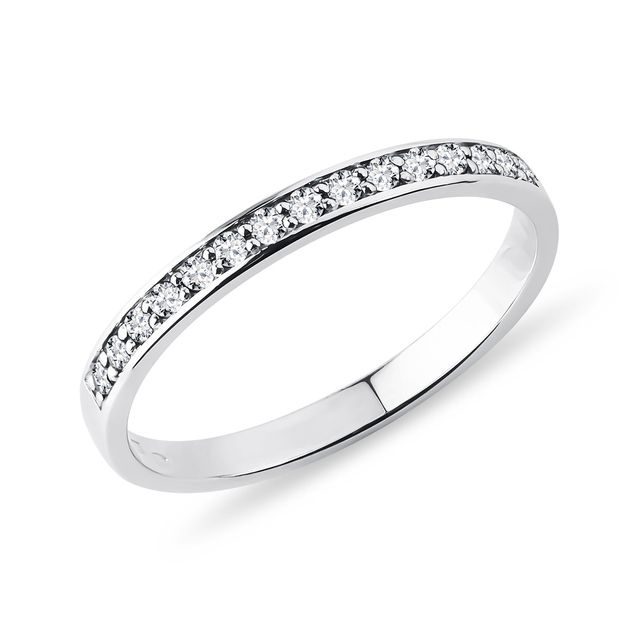 BAGUE ENDIAMANTÉE SERTIE DE DIAMANTS - ALLIANCES DE MARIAGE FEMMES - ALLIANCES DE MARIAGE