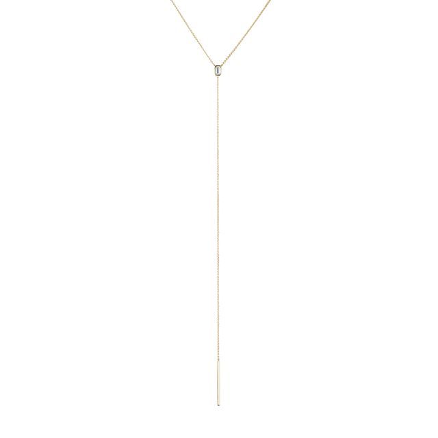 LAB GROWN DIAMOND CHAIN NECKLACE IN YELLOW GOLD - DIAMOND NECKLACES - NECKLACES