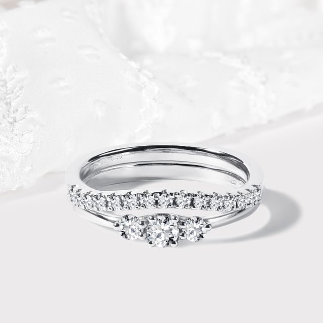 Set of Diamond Rings Princess and Eternity