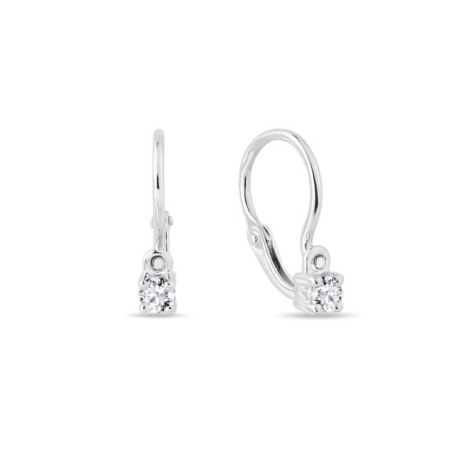 KIDS' DIAMOND EARRINGS IN 14KT GOLD - CHILDREN'S EARRINGS - EARRINGS