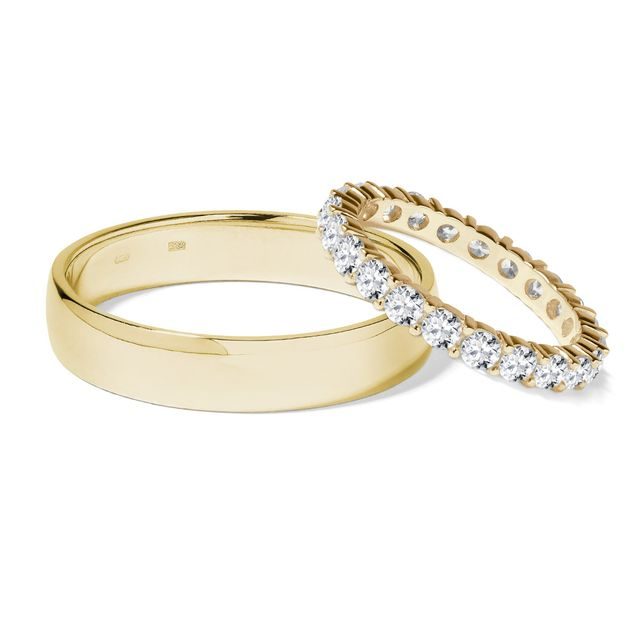 Wedding rings in 14kt gold