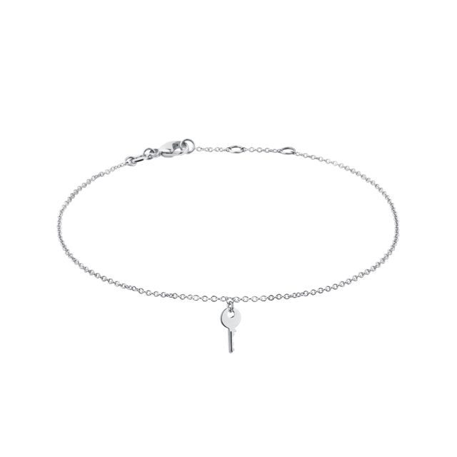 KEY BRACELET IN WHITE GOLD - WHITE GOLD BRACELETS - BRACELETS