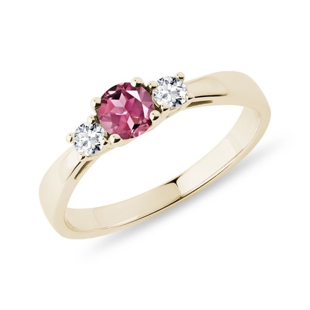 GOLDRING MIT TURMALIN - RINGE TURMALIN - RINGE