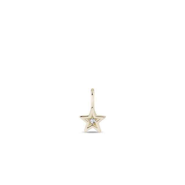 DIAMANTANHÄNGER IN STERNFORM AUS WEISSGOLD - ANHÄNGER - KETTEN