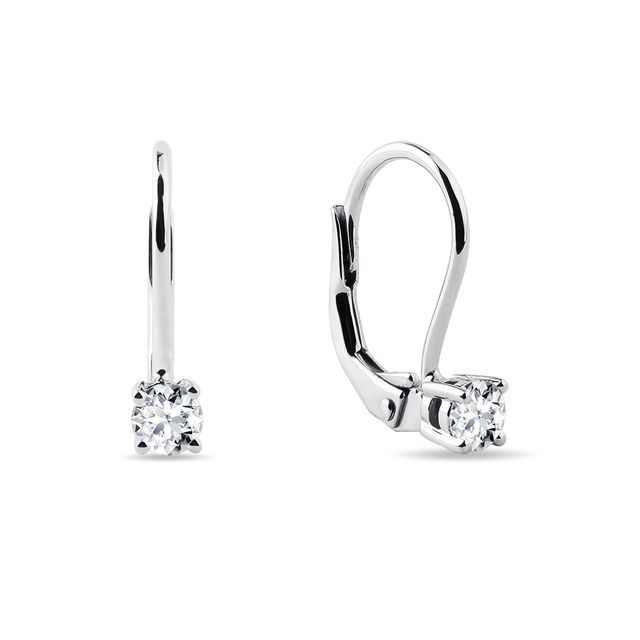 OHRHÄNGER MIT DIAMANTEN IN WEISSGOLD - OHRRINGE DIAMANT - OHRRINGE