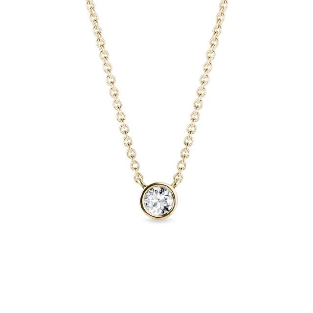 DIAMOND NECKLACE IN GOLD - DIAMOND NECKLACES - NECKLACES