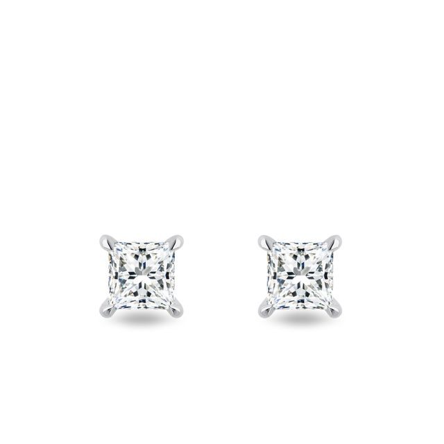 OHRSTECKER MIT LABOR-DIAMANTEN IN WEISSGOLD - OHRSTECKER DIAMANT - OHRRINGE