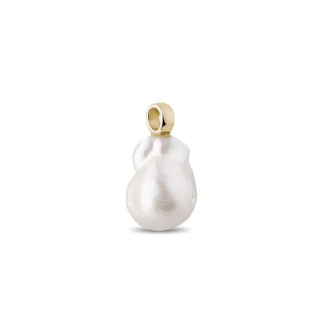 ANHÄNGER MIT BAROCKPERLE IN 14-KARÄTIGEM GELBGOLD - MAGNETISCHE HALSKETTEN - KETTEN