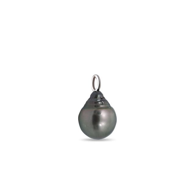 ANHÄNGER MIT BAROCKER TAHITIPERLE IN WEISSGOLD - MAGNETISCHE HALSKETTEN - KETTEN
