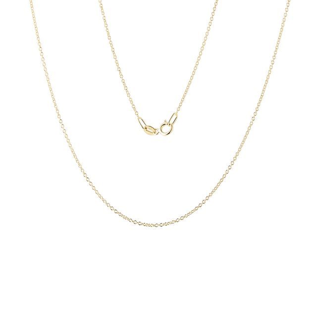 DAMENKETTE 50 CM ROLO AUS 14KT GELBGOLD - GOLDKETTEN - KETTEN