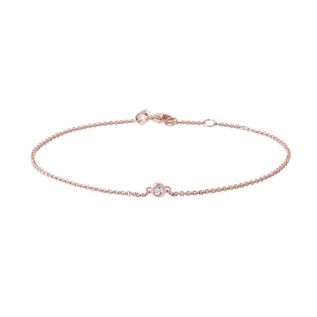 ROSÉGOLD-ARMBAND MIT DIAMANTANHÄNGER - ARMBÄNDER MIT DIAMANTEN{% if zbozi.kategorie.adresa_nazvy[0] != zbozi.kategorie.nazev %} - ARMBÄNDER{% endif %}