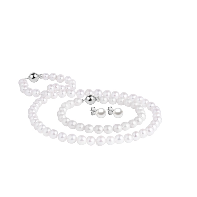 AKOYA PEARL SET - PEARL SETS - PEARL JEWELRY