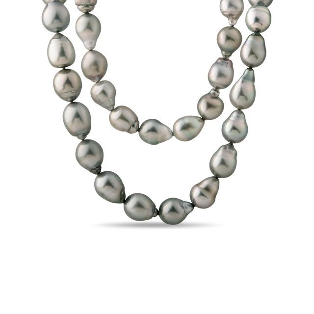 COLLIER DE PERLES BAROQUES DE TAHITI - COLLIERS DE PERLES - PERLES
