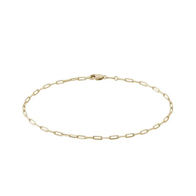 MODERNES GOLDARMBAND MIT ANKERKETTE - ARMBÄNDER AUS GELBGOLD - ARMBÄNDER