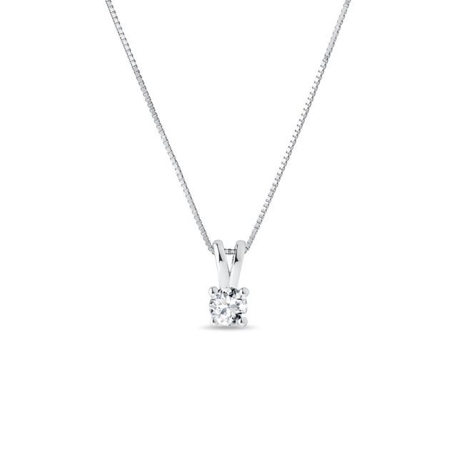 KINDERHALSKETTE MIT DIAMANT IN WEISSGOLD - KINDER KETTEN - KETTEN