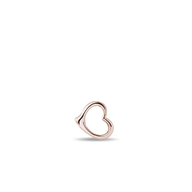 ROSE GOLD HEART PENDANT - PENDANTS - NECKLACES