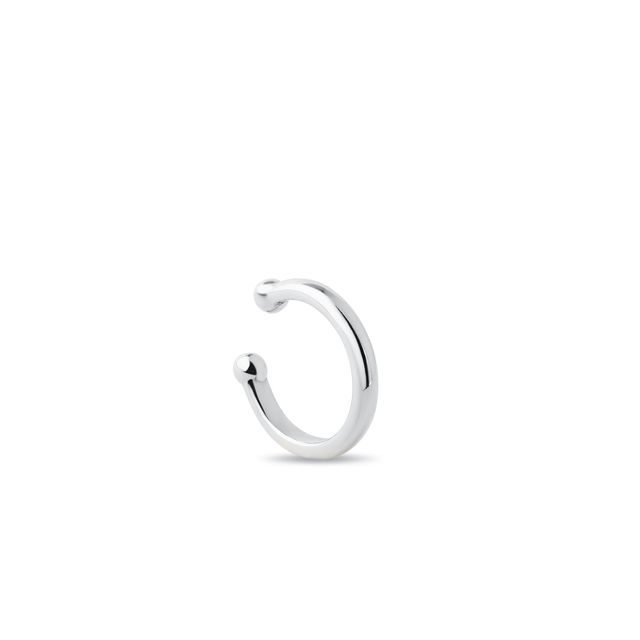 WHITE GOLD SINGLE CUFF EARRING - EAR CUFFS - EARRINGS