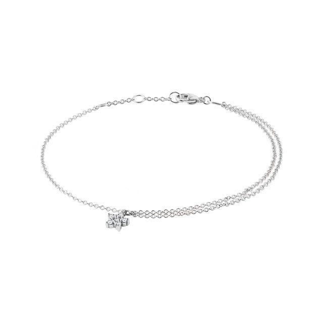 BRACELET WITH DIAMONDS IN WHITE GOLD - DIAMOND BRACELETS - BRACELETS