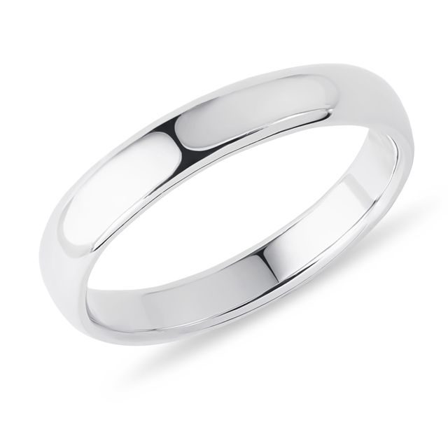 WEDDING BAND IN WHITE GOLD - RINGS FOR HIM - WEDDING RINGS