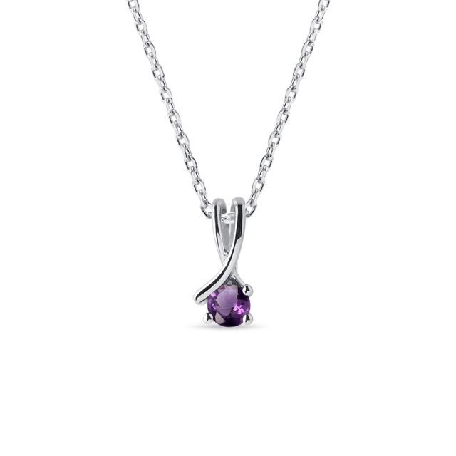 KETTE MIT AMETHYST IN WEISSGOLD - KETTEN MIT AMETHYST - KETTEN