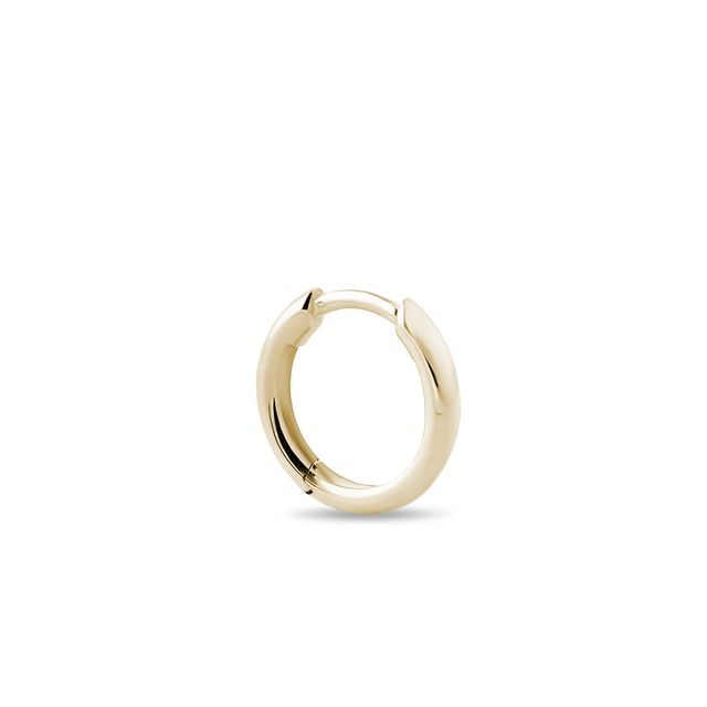 EINZELNER CREOLEN-OHRRING AUS GELBGOLD - EINZELNE OHRRINGE - OHRRINGE